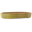 Vaso bonsai ovale marrone di Reiho - 345 x 252 x 52 mm
