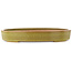 Vaso bonsai ovale marrone di Reiho - 345 x 252 x 52 mm