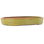 Vaso bonsai ovale marrone di Reiho - 345 x 252 x 52 mm