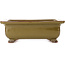 Rectangular brown bonsai pot by Reiho - 247 x 185 x 85 mm