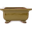 Rectangular brown bonsai pot by Reiho - 247 x 185 x 85 mm