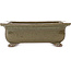 Rectangular brown bonsai pot by Reiho - 250 x 187 x 85 mm