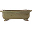 Rectangular brown bonsai pot by Reiho - 250 x 187 x 85 mm
