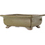 Rectangular brown bonsai pot by Reiho - 250 x 187 x 85 mm