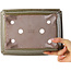 Maceta rectangular marrón para bonsái de Reiho - 250 x 187 x 85 mm