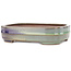 Rectangular purple and blue bonsai pot by Reiho - 190 x 145 x 45 mm