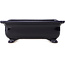 Maceta rectangular azul oscuro para bonsái de Reiho - 248 x 190 x 87 mm