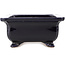 Maceta rectangular azul oscuro para bonsái de Reiho - 248 x 190 x 87 mm