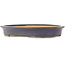 Ovale paarse bonsai pot van Hattori - 282 x 217 x 40 mm