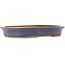 Ovale paarse bonsai pot van Hattori - 282 x 217 x 40 mm
