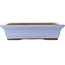 Maceta rectangular azul para bonsái de Yamaaki - 332 x 240 x 80 mm