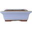 Maceta rectangular azul para bonsái de Yamaaki - 332 x 240 x 80 mm