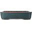 Rectangular blue bonsai pot by Reiho - 487 x 355 x 112 mm