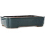 Maceta rectangular azul para bonsái de Reiho - 487 x 355 x 112 mm