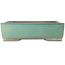 Rectangular turquoise bonsai pot by Kakuzan - 535 x 403 x 145 mm
