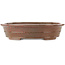 Ovale bruine bonsai pot van Reiho - 260 x 210 x 60 mm
