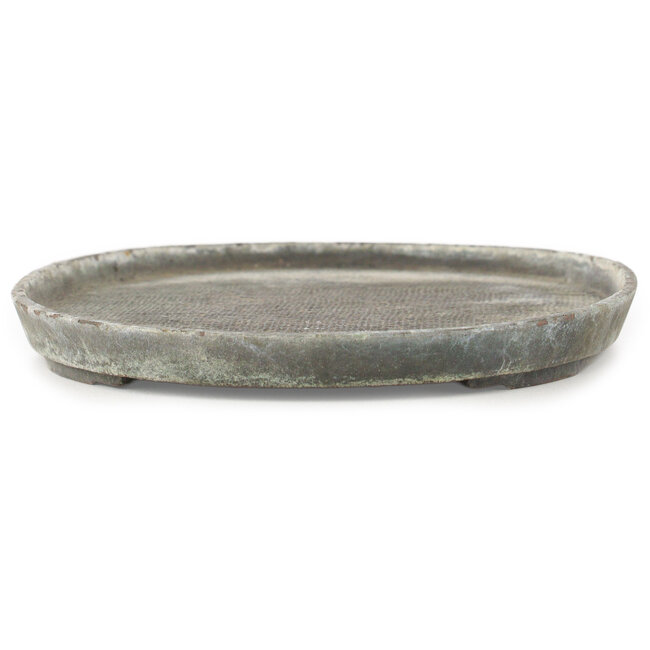 Suiban ongeglazuurde bonsai pot - 252 x 153 x 15 mm