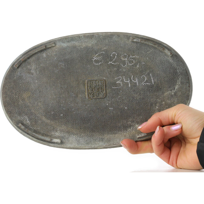 Suiban in bronzo (doban) - 252 x 153 x 15 mm
