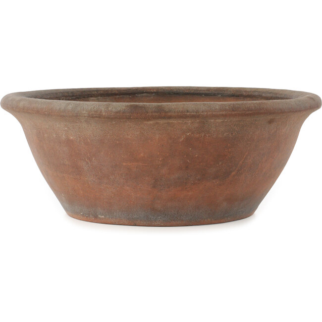 Vaso bonsai rotondo non smaltato di Nakawatari - 340 x 340 x 130 mm