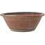 Pot à bonsaï rond non émaillé de Nakawatari - 315 x 315 x 120 mm