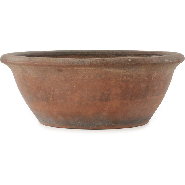 Vaso bonsai rotondo non smaltato di Nakawatari - 340 x 340 x 130 mm