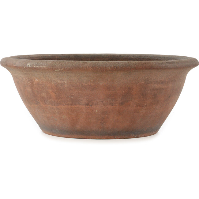 Vaso bonsai rotondo non smaltato di Nakawatari - 340 x 340 x 130 mm