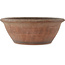 Pot à bonsaï rond non émaillé de Nakawatari - 340 x 340 x 130 mm