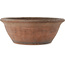 Pot à bonsaï rond non émaillé de Nakawatari - 340 x 340 x 130 mm