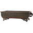 Suiban unglazed bonsai pot - 395 x 252 x 125 mm