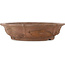 Lotus ongeglazuurde bonsai pot van Yamaaki Koshosen (eerste generatie) - 435 x 435 x 105 mm