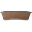 Rectangular unglazed bonsai pot by Yuji ( Gyouzan) - 445 x 360 x 115 mm