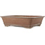 Rectangular unglazed bonsai pot by Yuji ( Gyouzan) - 445 x 360 x 115 mm