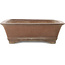 Rectangular unglazed bonsai pot by Yuji ( Gyouzan) - 445 x 360 x 115 mm