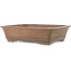 Rectangular unglazed bonsai pot by Yuji ( Gyouzan) - 445 x 360 x 115 mm