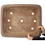 Rectangular unglazed bonsai pot by Yuji ( Gyouzan) - 445 x 360 x 115 mm