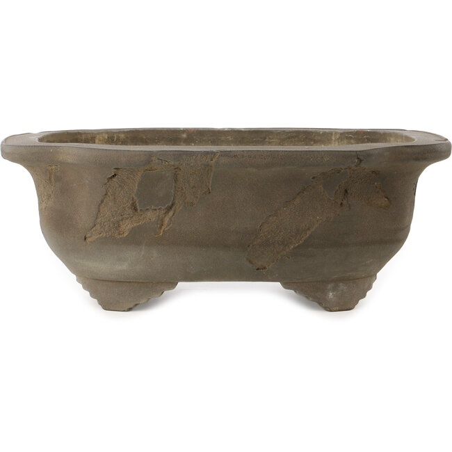 Mokko unglasierter Bonsai-Topf von Yamaaki Koshosen (erste Generation) - 450 x 385 x 165 mm
