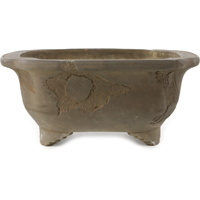 Mokko unglazed bonsai pot by Yamaaki Koshosen (first generation) - 450 x 385 x 165 mm