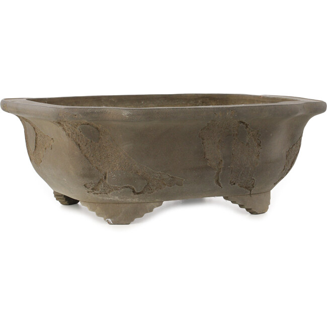 Pot à bonsaï non émaillé Mokko de Yamaaki Koshosen (première génération) - 450 x 385 x 165 mm