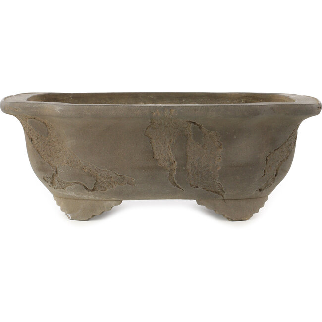 Pot à bonsaï non émaillé Mokko de Yamaaki Koshosen (première génération) - 450 x 385 x 165 mm