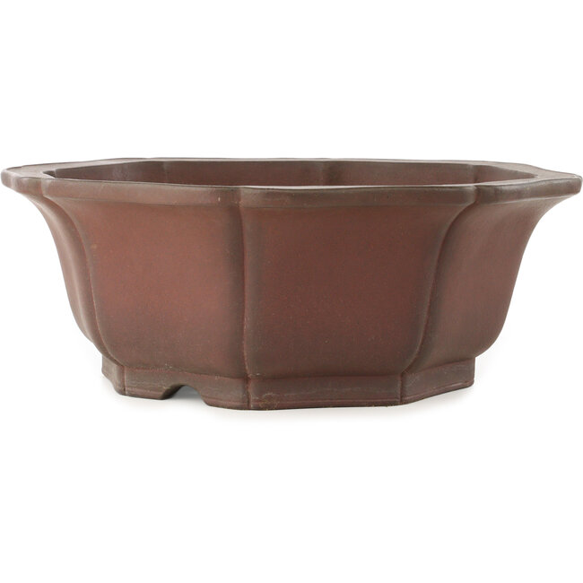 Pot à bonsaï Lotus non émaillé de Yamaaki - 460 x 460 x 172 mm