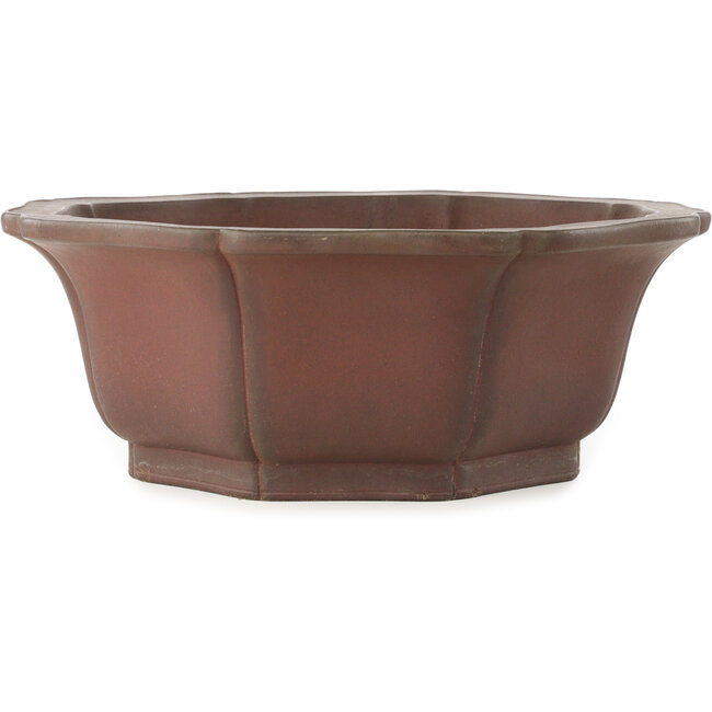 Lotus ongeglazuurde bonsai pot van Yamaaki - 460 x 460 x 172 mm