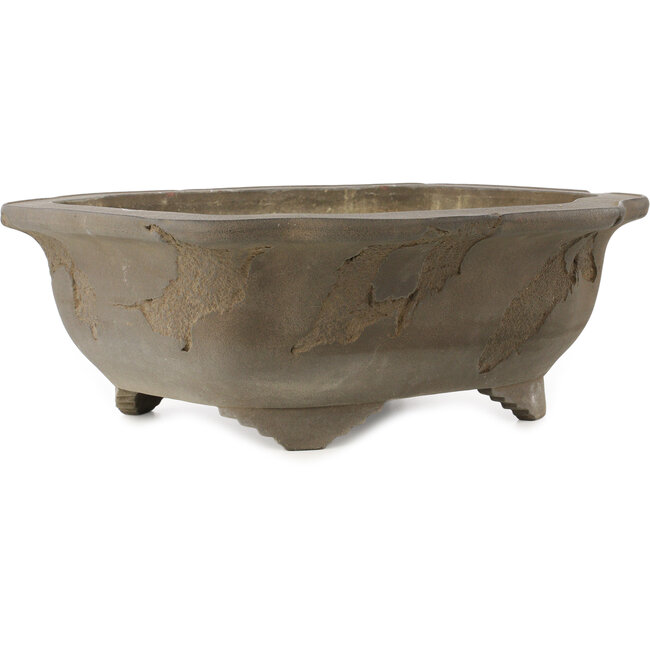 Pot à bonsaï non émaillé Mokko de Yamaaki Koshosen (première génération) - 450 x 385 x 165 mm