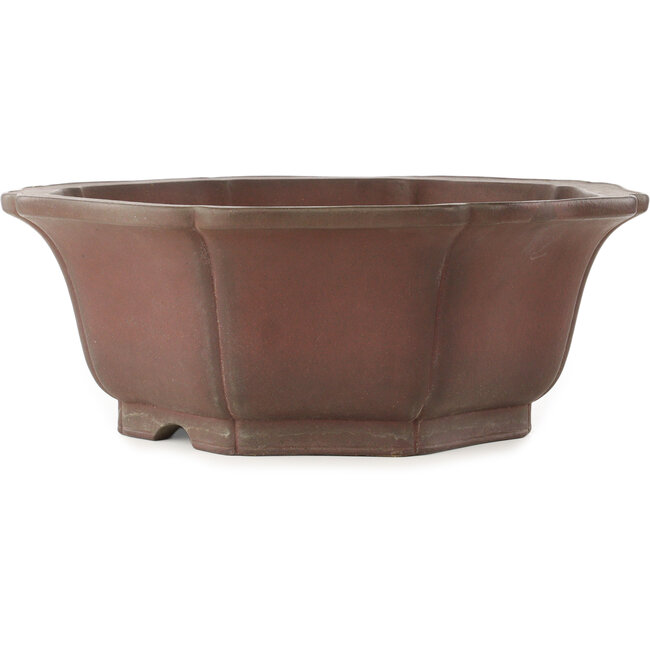 Lotus ongeglazuurde bonsai pot van Yamaaki - 460 x 460 x 172 mm