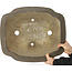 Pot à bonsaï non émaillé Mokko de Yamaaki Koshosen (première génération) - 450 x 385 x 165 mm
