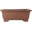Rectangular unglazed bonsai pot - 487 x 335 x 188 mm