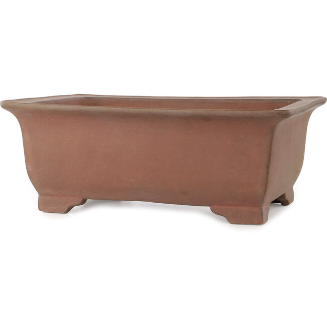 Rectangular unglazed bonsai pot - 487 x 335 x 188 mm