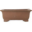 Rectangular unglazed bonsai pot - 487 x 335 x 188 mm