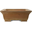Rectangular unglazed bonsai pot by Shouzan - 555 x 423 x 148 mm