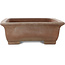 Rectangular unglazed bonsai pot by Yuji ( Gyouzan) - 510 x 403 x 136 mm