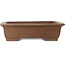 Rectangular unglazed bonsai pot by Yuji ( Gyouzan) - 510 x 403 x 136 mm